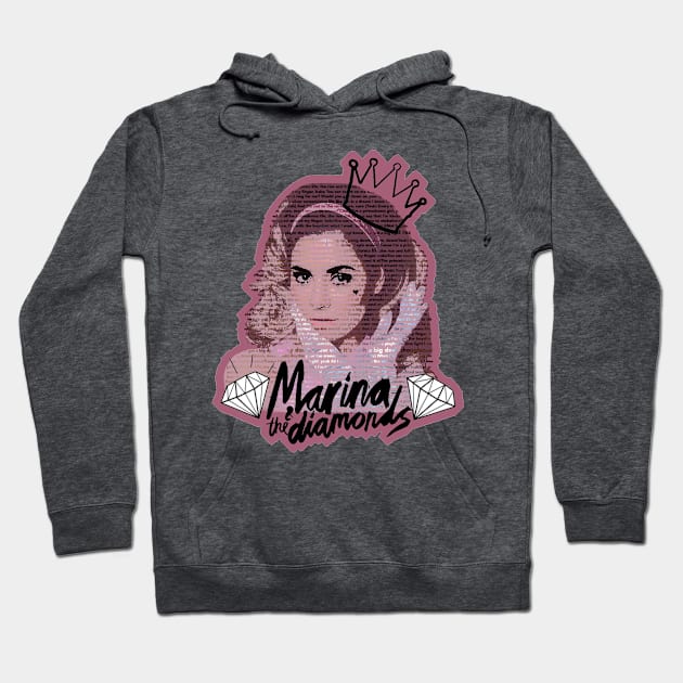 Typography Marina Hoodie by AmeAki